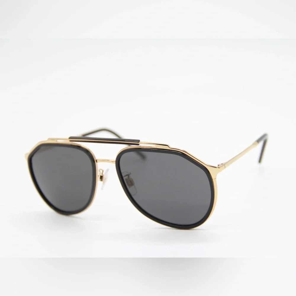 NEW DOLCE&GABBANA DG2277 02/87 DOLCE&GABBANA SUNGLASSES DG 2277 BLACK GOLD